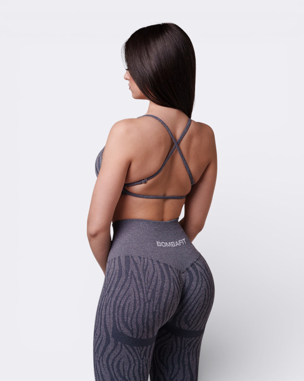 Top Unity Zebra - Acciaio - Bombafit