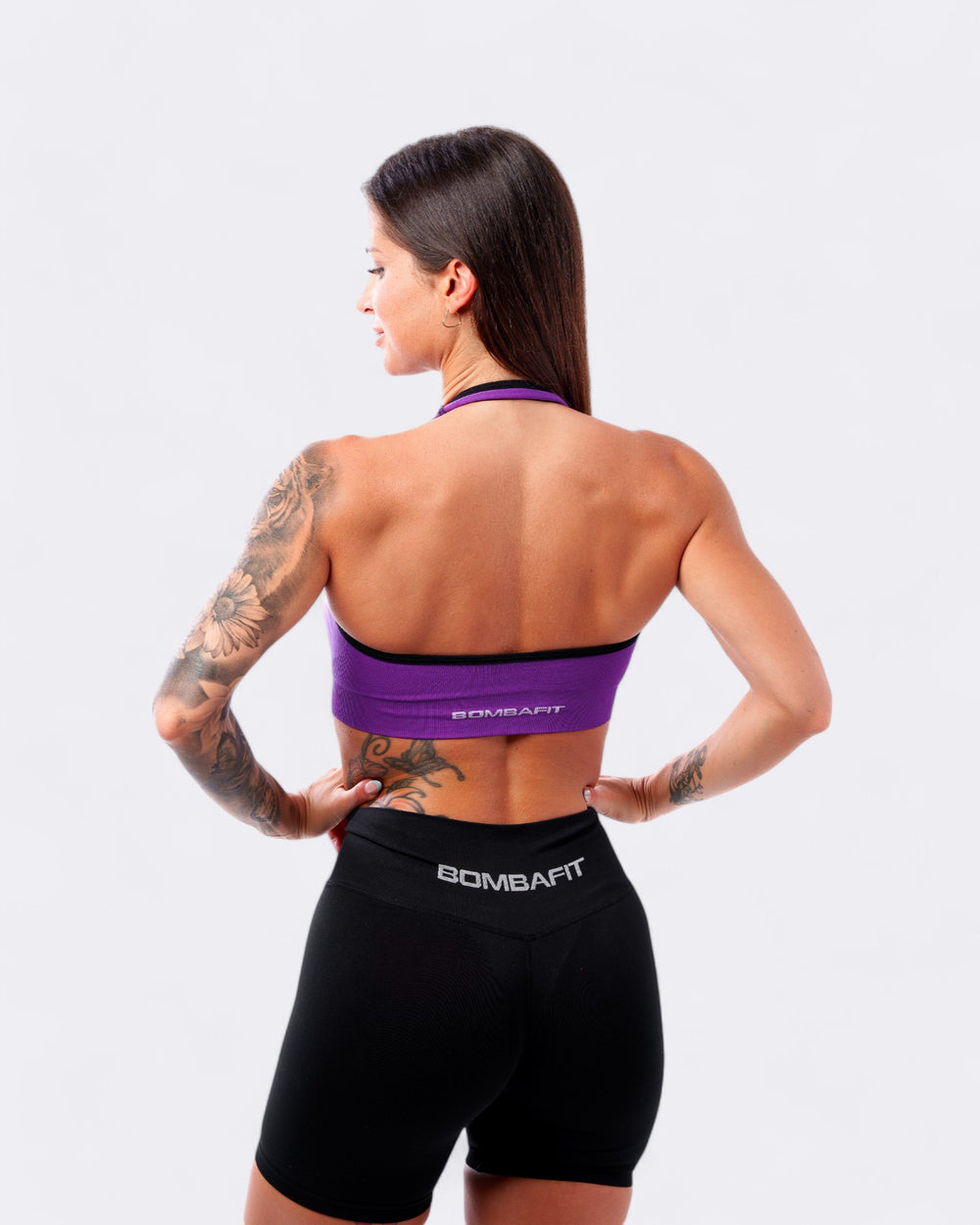 Top Circle Bicolor - Viola/Nero - Bombafit