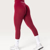 Leggings Bombafit Arya Seamless color borgogna a vita alta con effetto push-up e tessuto traspirante SENSIL Innergy