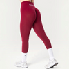 Leggings Bombafit Arya Seamless color borgogna a vita alta con effetto push-up e tessuto traspirante SENSIL Innergy