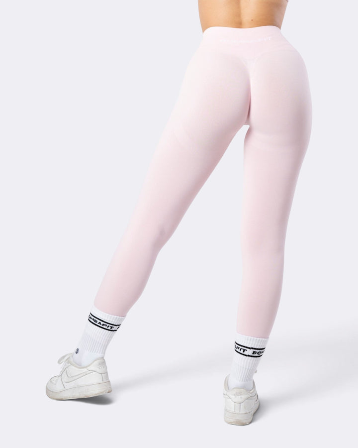 Leggings Bombafit Arya Seamless rosa fairy a vita alta con vestibilità aderente e design ergonomico