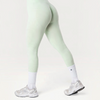 Leggings Bombafit Arya Seamless a vita alta color verde soft con effetto push-up e tessuto traspirante