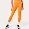 Leggings sportivi Bombafit Nyx Push Up Seamless color arancione a vita alta per allenamento