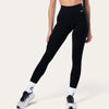 Leggings Bombafit Nyx neri a vita alta con effetto push-up e design senza cuciture indossati da una modella
