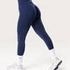 Leggings Bombafit Everyday Seamless blu notte a vita alta con vestibilità aderente e design senza cuciture