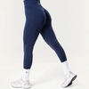 Leggings Bombafit Everyday Seamless blu notte a vita alta con vestibilità aderente e design senza cuciture