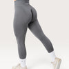 Leggings Bombafit Everyday Seamless color grafite a vita alta con design senza cuciture per allenamento