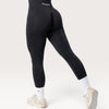 Leggings Bombafit Everyday Seamless neri a vita alta con design ergonomico e tessuto tecnico traspirante