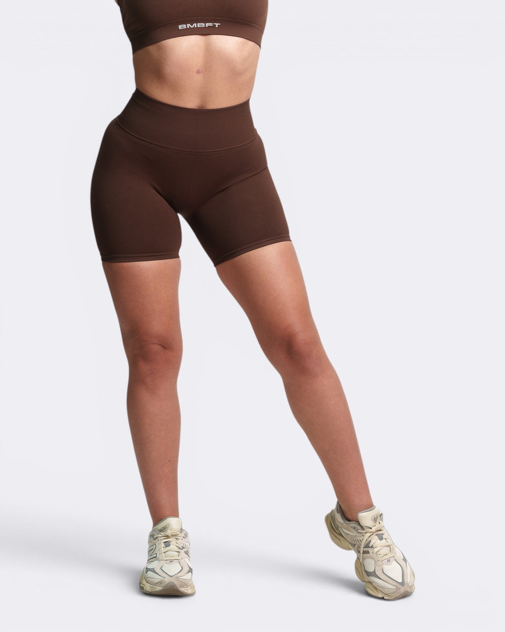 Clio Shorts Leggings - Marrone - Bombafit