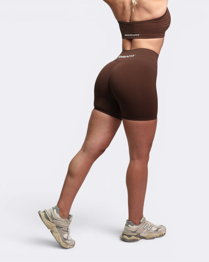 Clio Shorts Leggings - Marrone