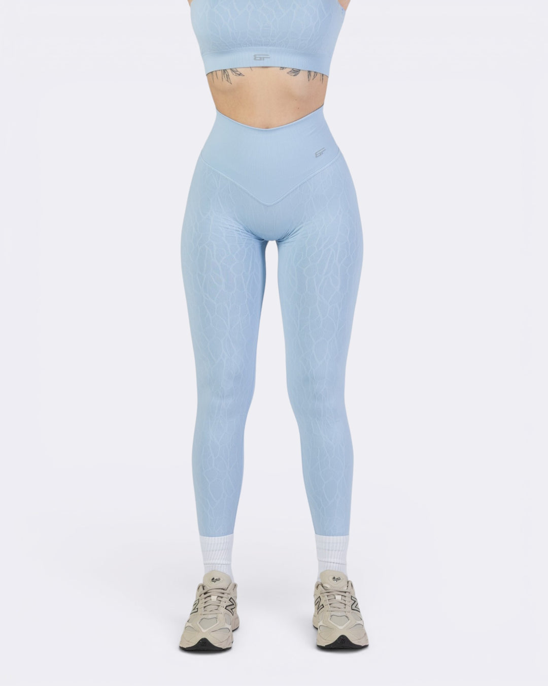 Nyx Texture Leggings - Azzurro Polvere