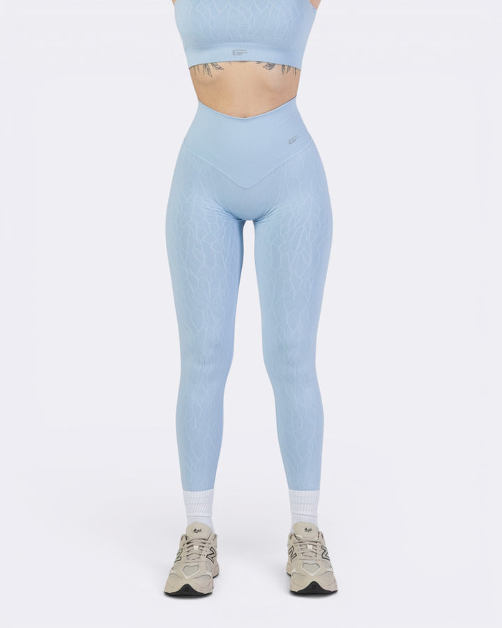 Nyx Texture Leggings - Azzurro Polvere