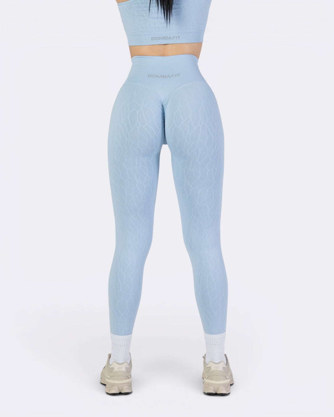 Nyx Texture Leggings - Azzurro Polvere