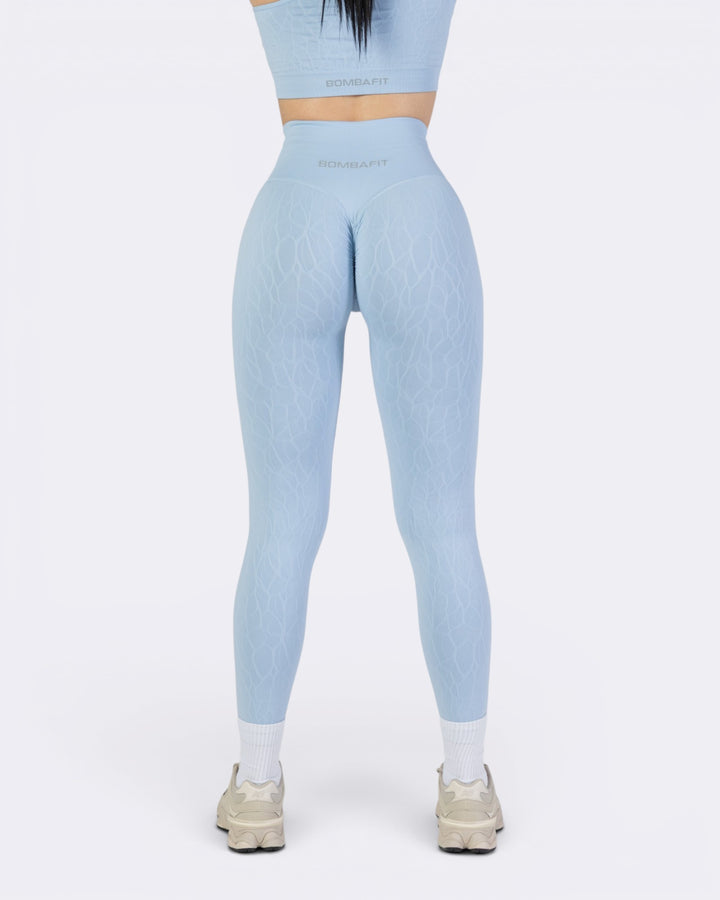 Nyx Texture Leggings - Azzurro Polvere