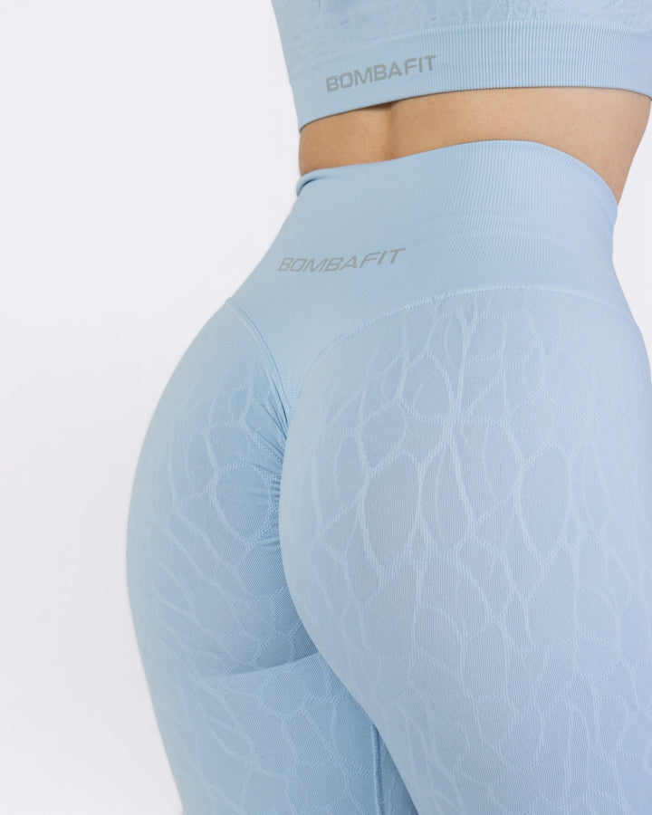 Nyx Texture Leggings - Azzurro Polvere