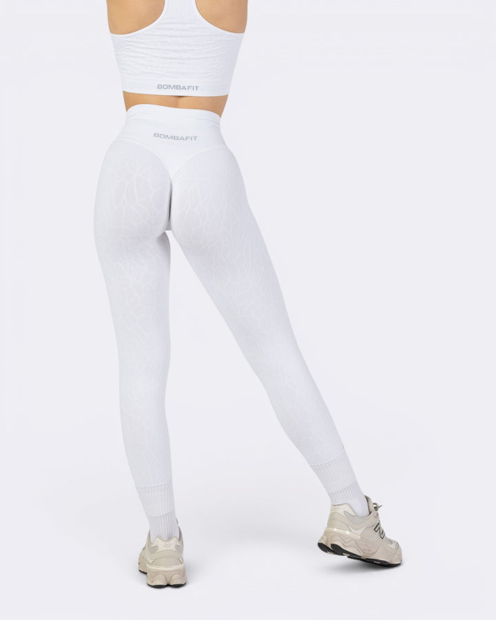 Nyx Texture Leggings - Bianco