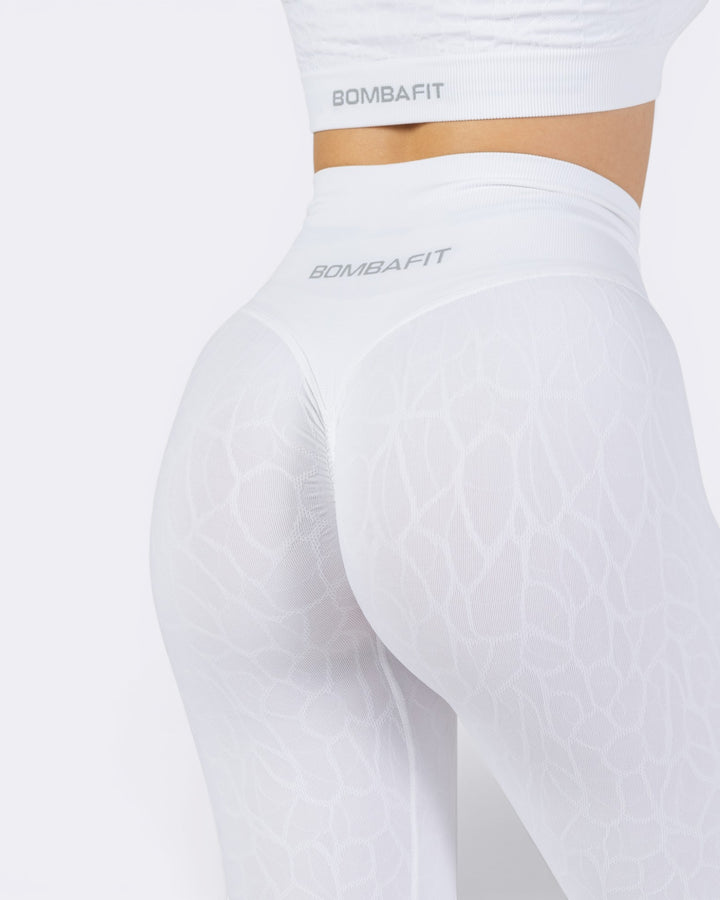 Nyx Texture Leggings - Bianco