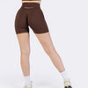 Nyx Texture Shorts Leggings - Marrone
