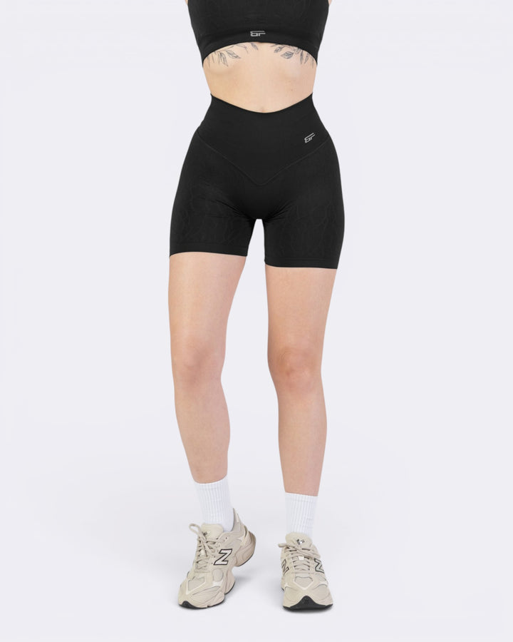 Nyx Texture Shorts Leggings - Nero