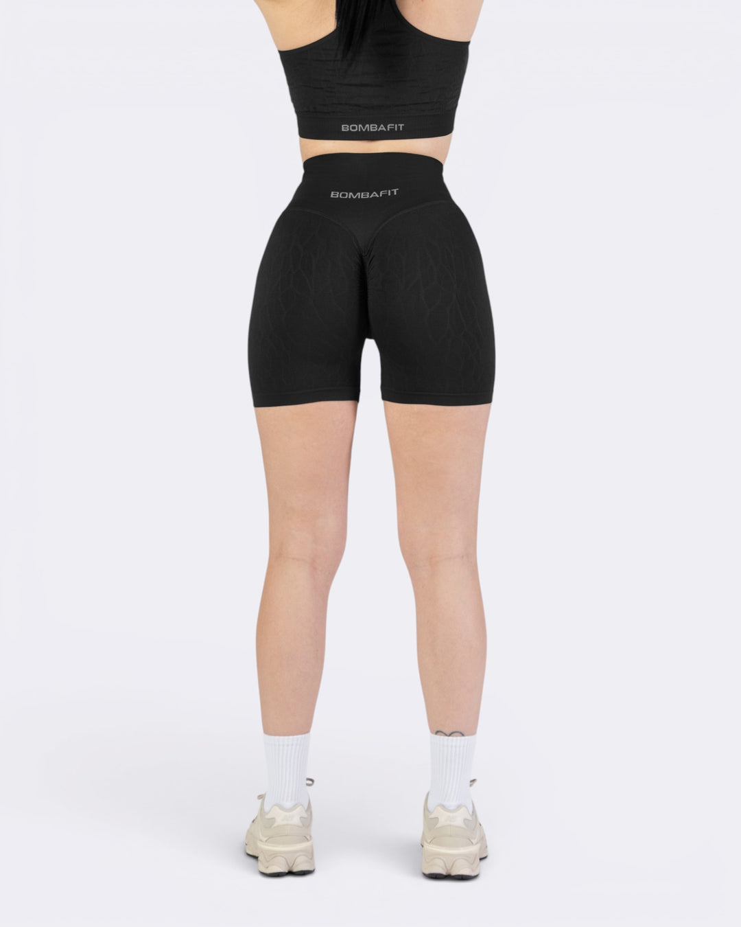 Nyx Texture Shorts Leggings - Nero