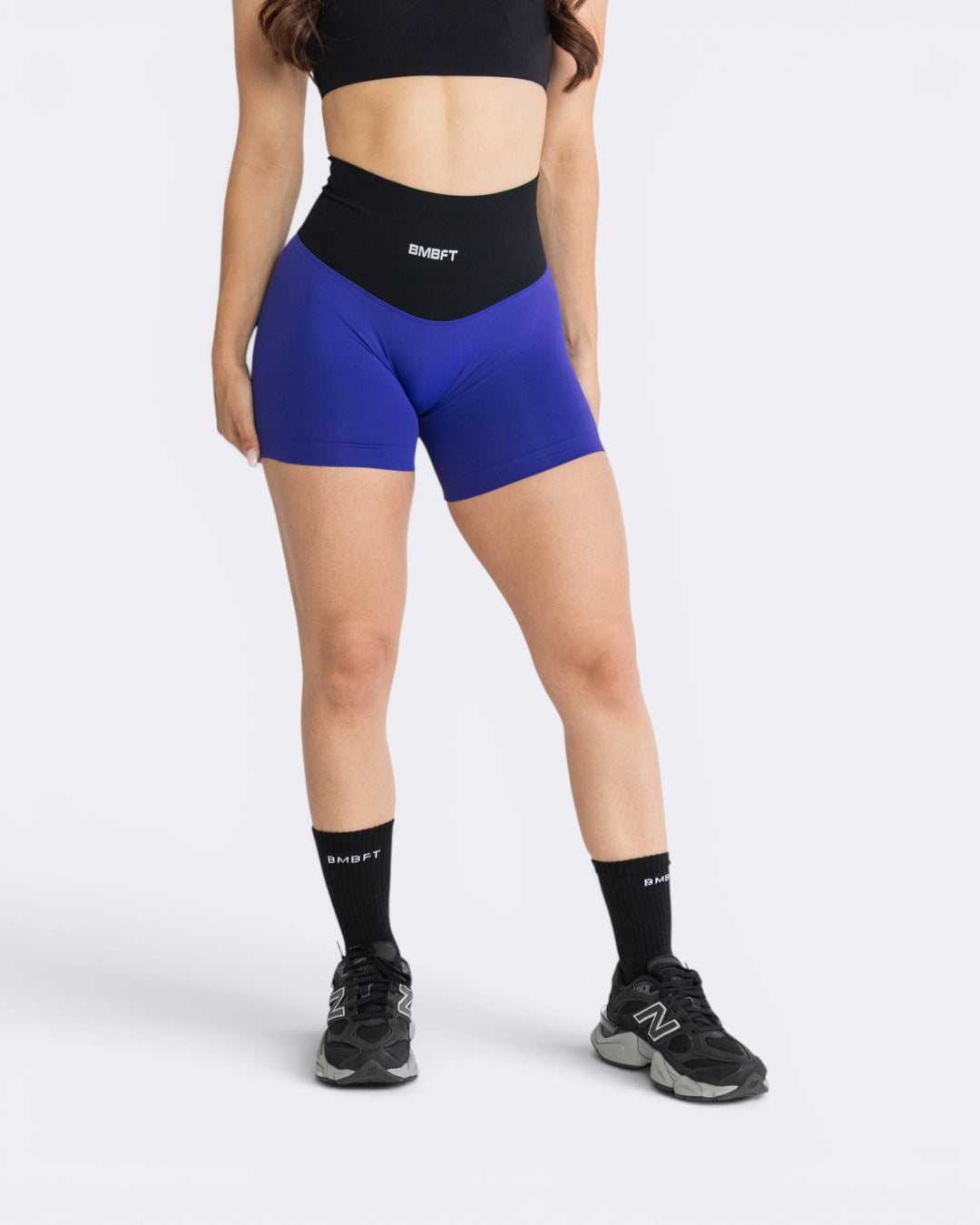 Oasis Shorts Leggings Bicolor - Indaco