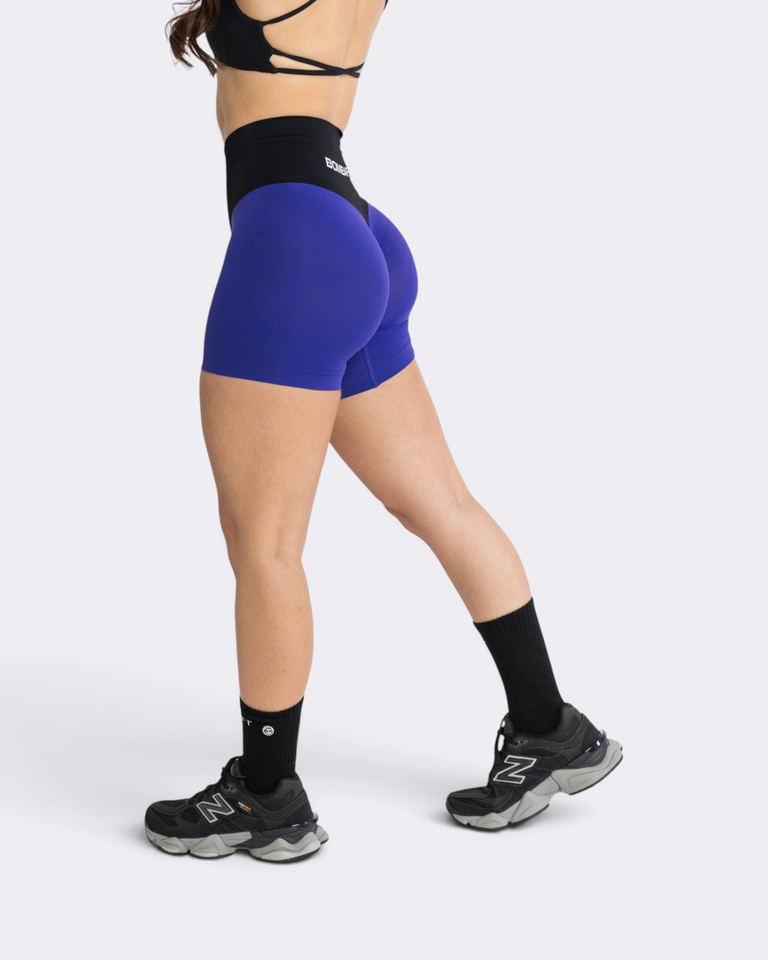 Oasis Shorts Leggings Bicolor - Indaco