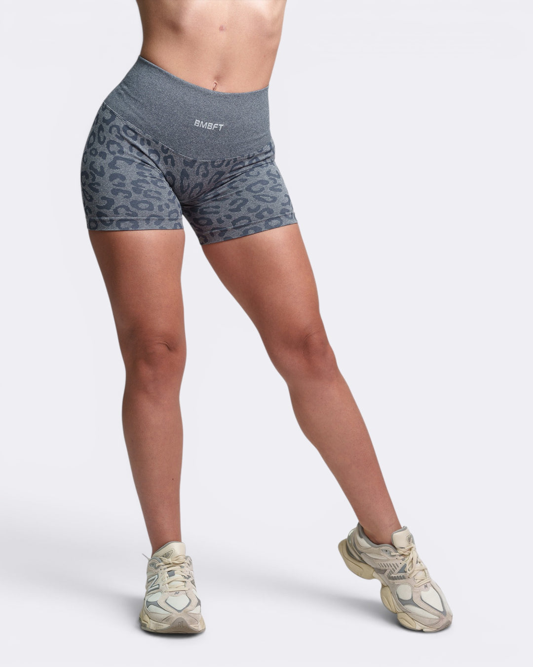Oasis Shorts Leggings Leopard -  Acciaio