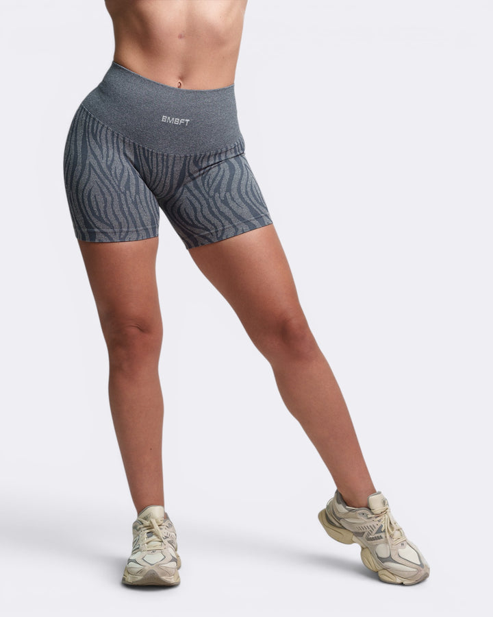 Oasis Shorts Leggings Zebra -  Acciaio