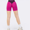 Pump It Bicolor Shorts Leggings - Viola Plum/Festival Fucsia