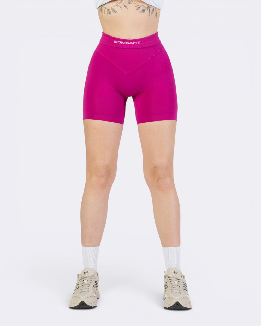 Pump It Shorts Leggings - Festival Fucsia - Bombafit