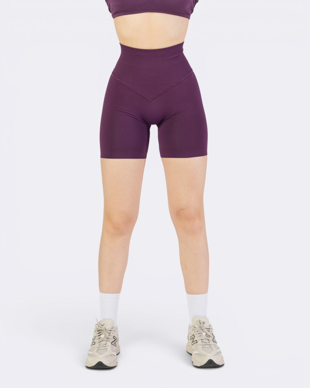 Pump It Shorts Leggings - Viola Plum - Bombafit