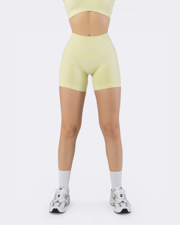 Oasis Shorts Leggings - Giallo Pastello