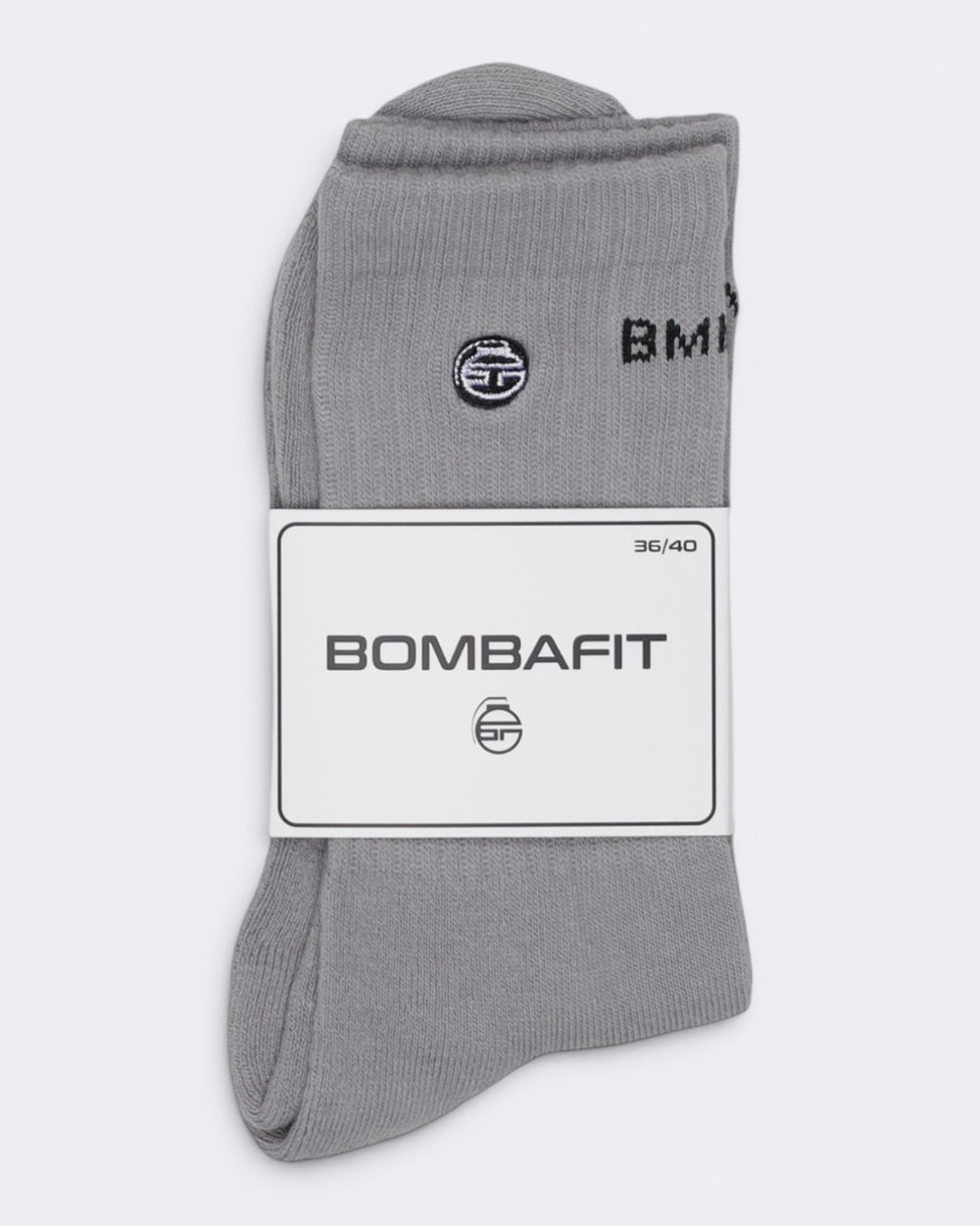 Socks Logo - Grigio - Bombafit
