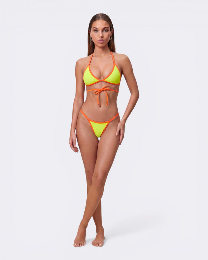 Costume Bikini Sway Duo - Verde/Arancio