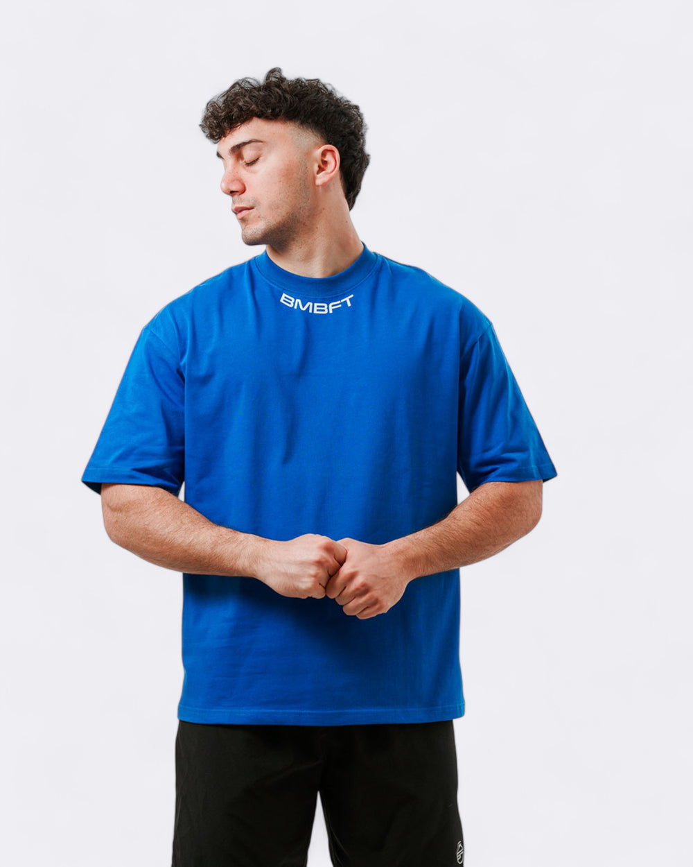 T-shirt Oversize Gymbro - Blu Elettrico - Bombafit